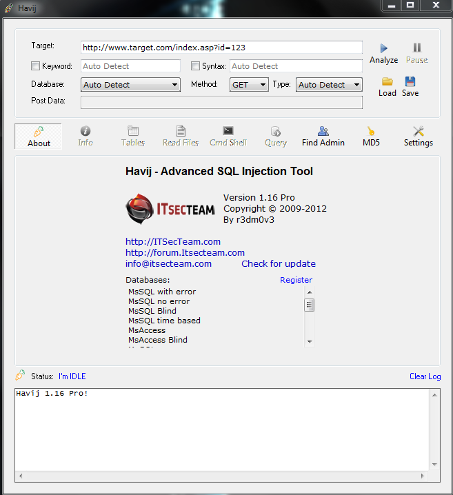 havij adv. sql injection tool 1.17 license file havij adv. sql injection tool 1.17 license file