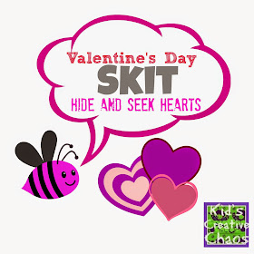 Valentine's Day Skit for Kids: Hide and Seek Hearts