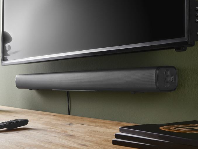 Co w Lidlu Głośnik stereo soundbar z Bluetooth Silvercrest z Lidla