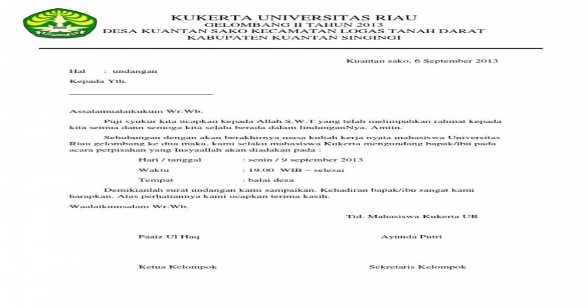 Contoh Surat Resmi Tentang Perpisahan Sekolah Kumpulan Contoh Surat Resmi Tentang Perpisahan Sekolah Kumpulan