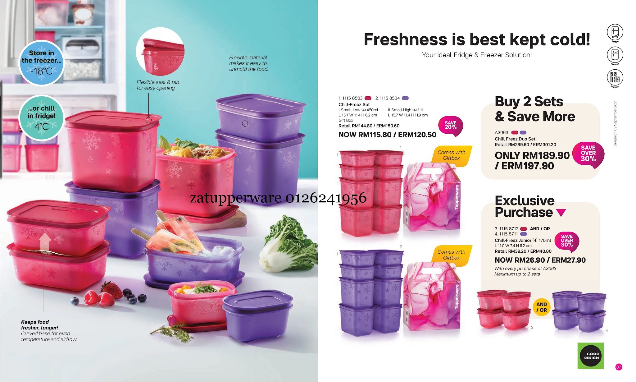 Malaysia 2021 tupperware catalogue Za Tupperware