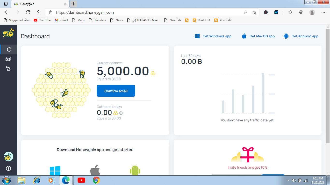 How to download honeygain gain in all pc simple step and earning very fast