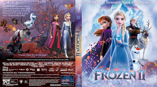 Frozen II Bluray Cover Frozen II Bluray Cover
