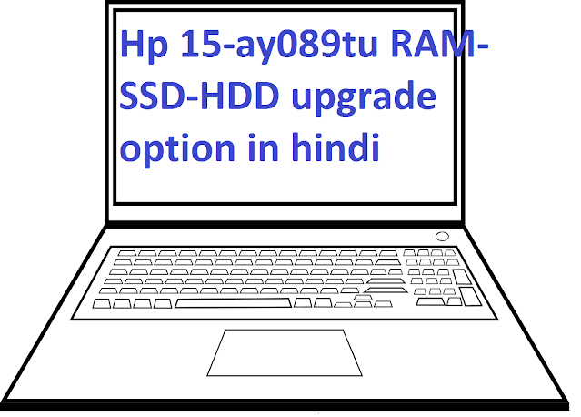 Hp 15-ay089tu RAM-SSD-HDD upgrade option in hindi