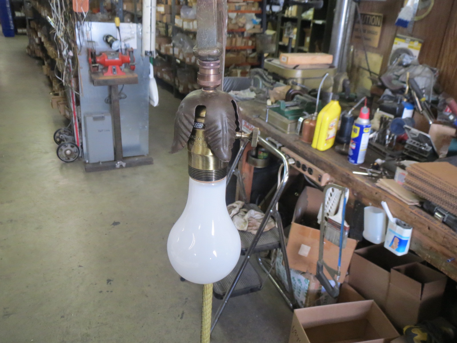 Lamp Parts and Repair | Lamp Doctor: Floor Lamp With Broken Swivel Repair