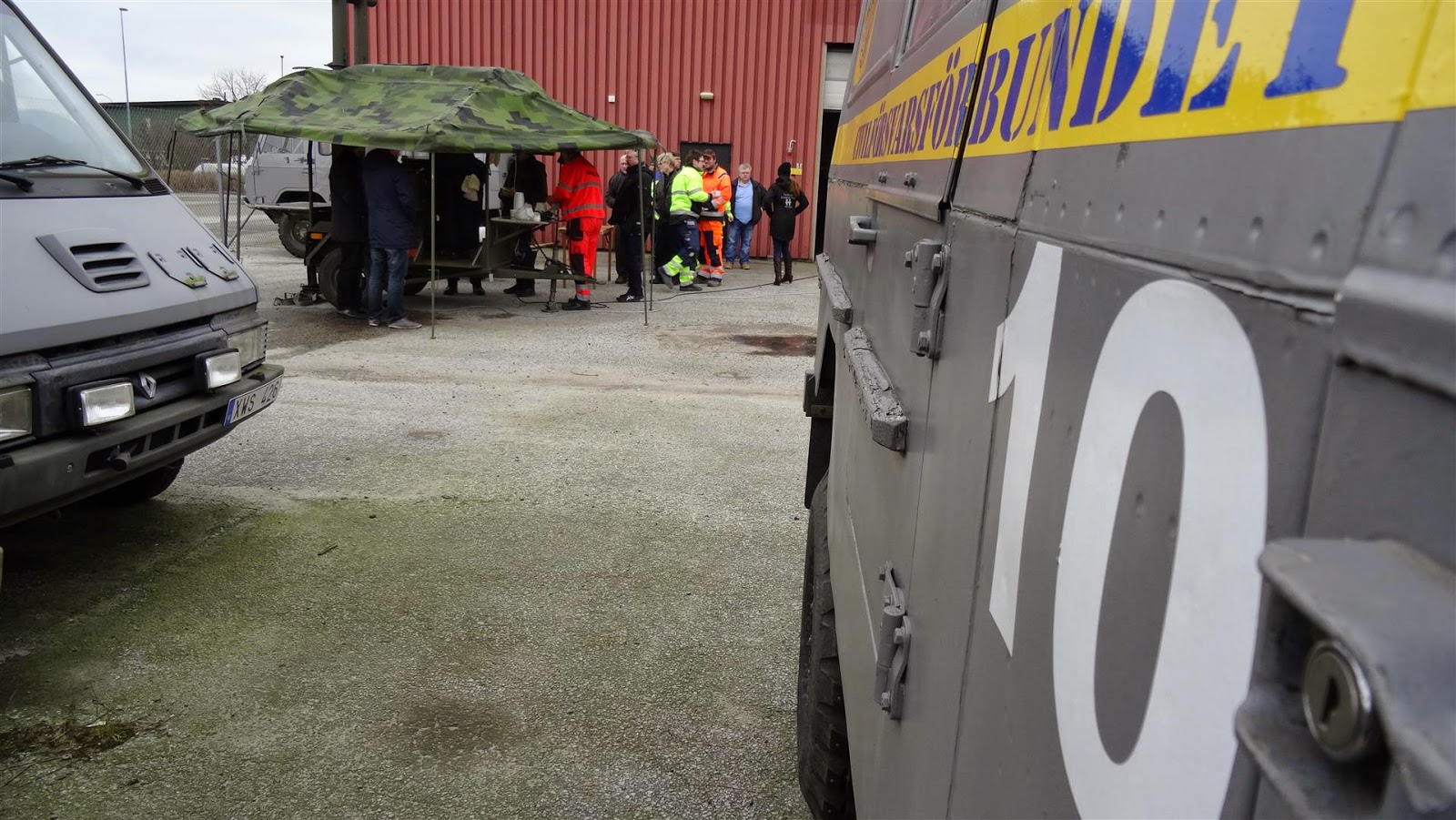 2017-09-04 öppnas garageportarna igen. | Civilförsvarsförbundet Sydkusten