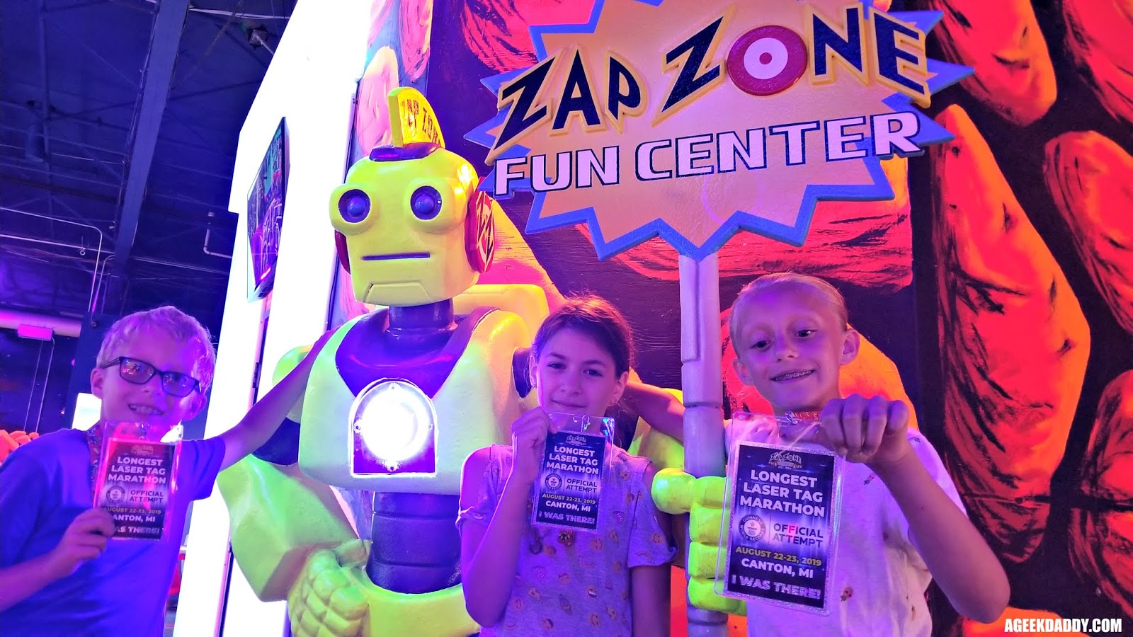 A GEEK DADDY ZAP ZONE WORLD RECORD ATTEMPT