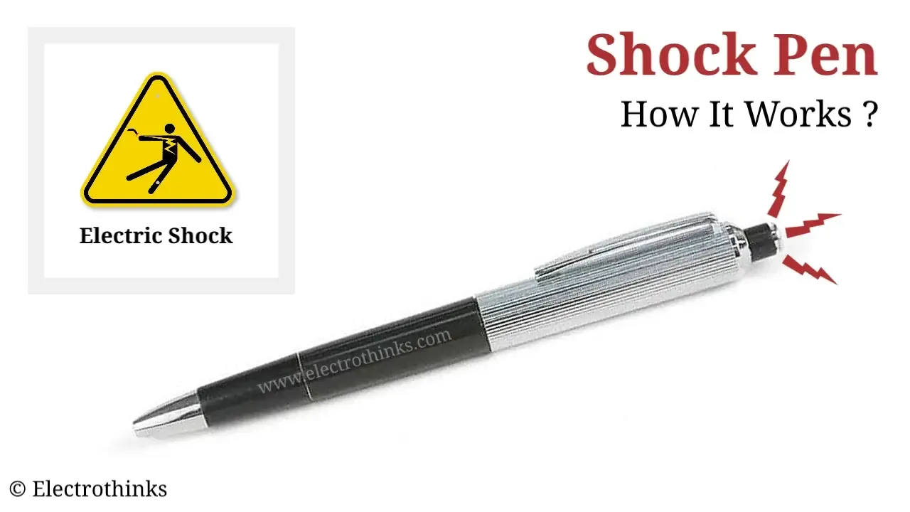 Electric shock pen circuit Working explanation