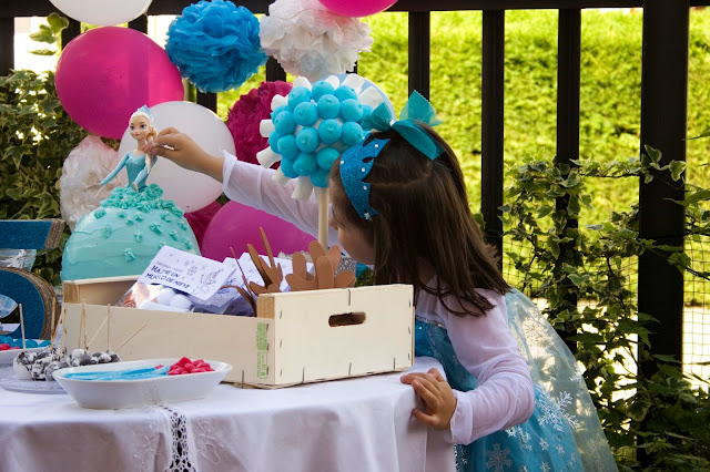 Diariodeco14: Candy bar Frozen por el cumple de la princesa - La princesa de la casa