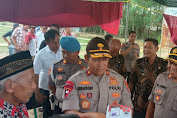 Waka Polda Lampung Brigjen Pol Drs. Sudarsono, SH, M.Hun Tinjau ke TPS  Pilkades Serentak