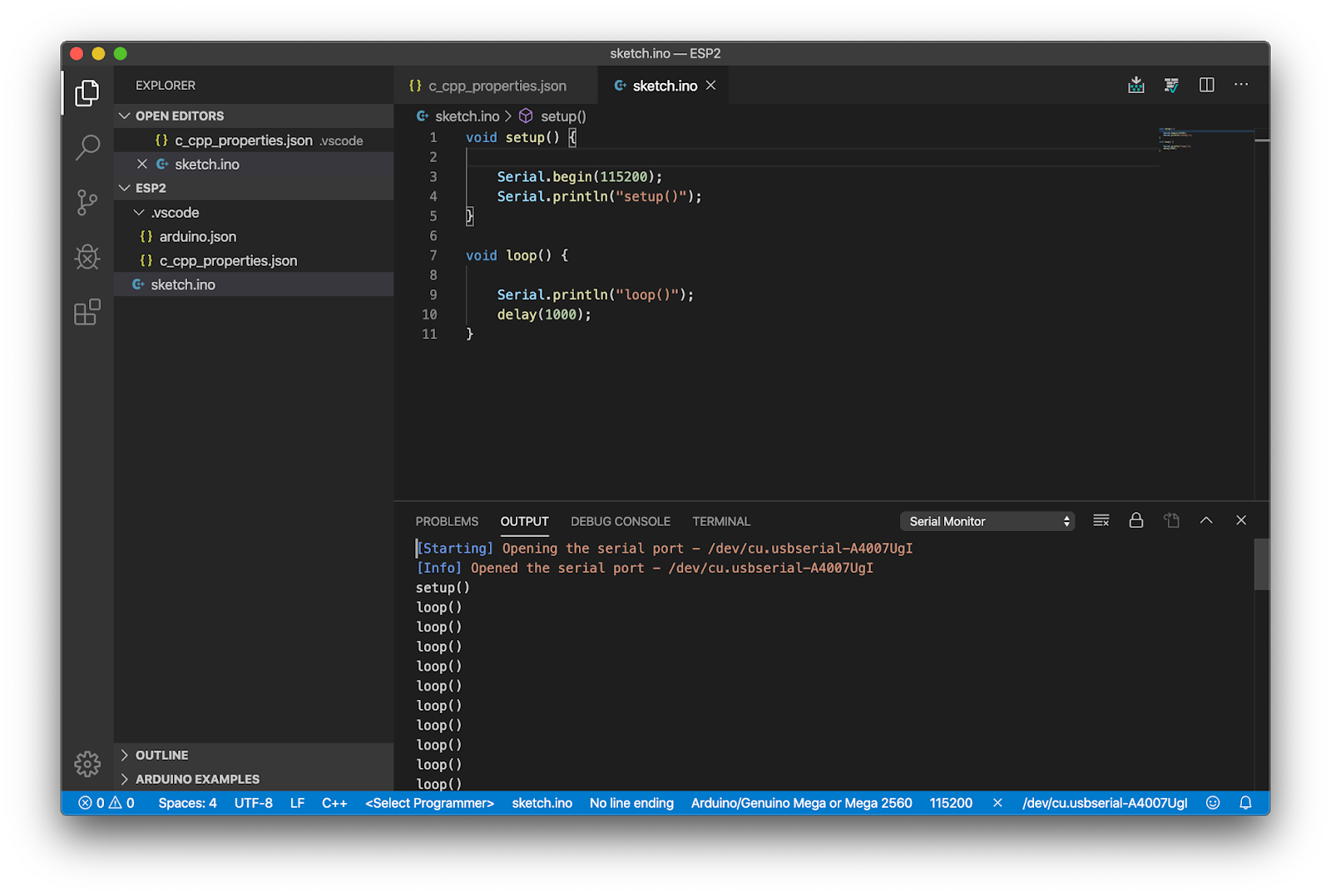 Visual Studio Code for Arduino Basics