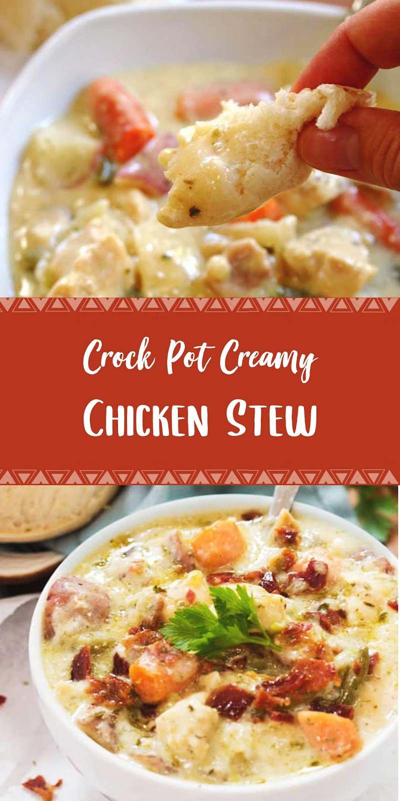 Crock Pot Creamy Chicken Stew - Jolly Lotus