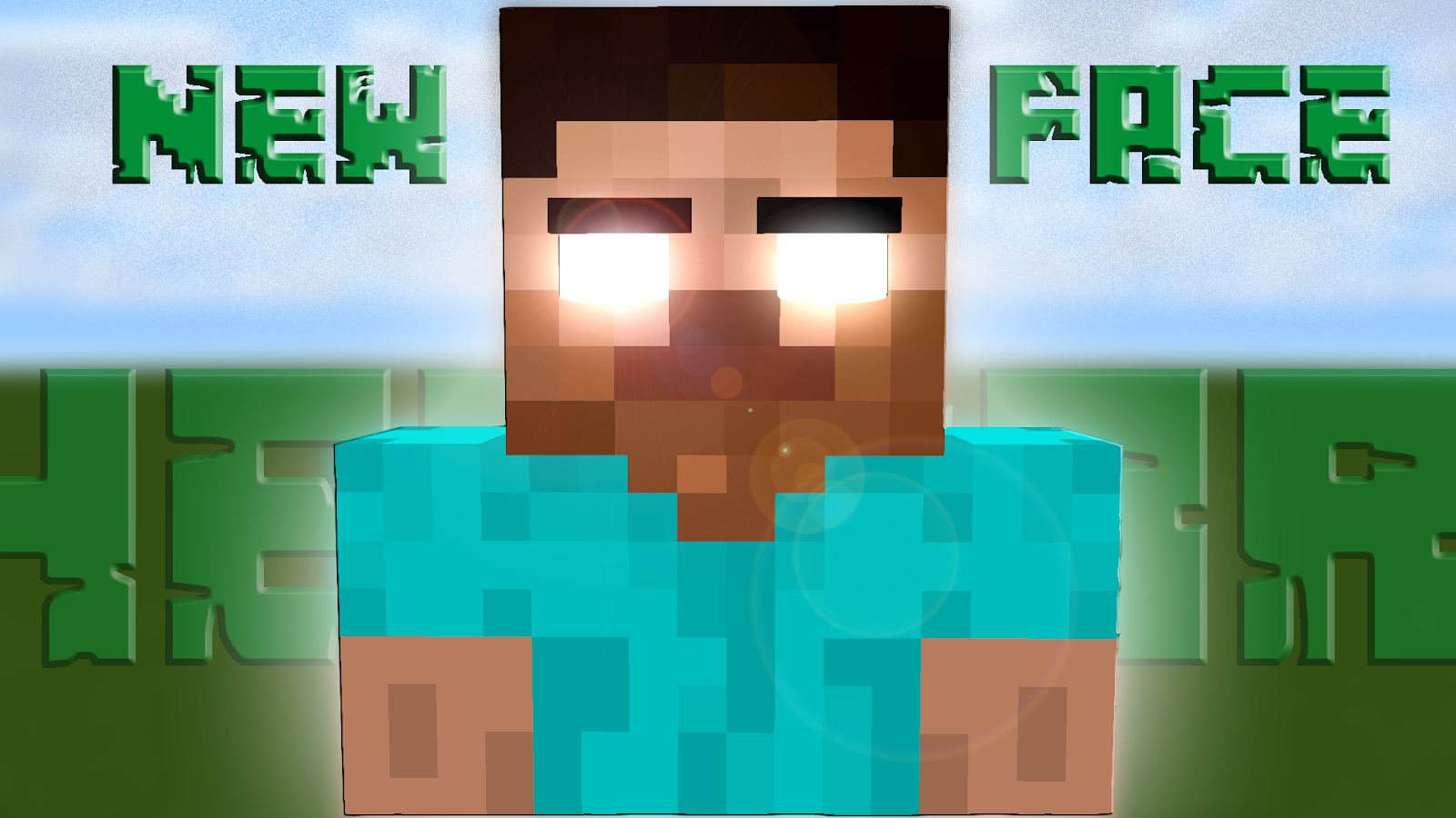 Herobrine New Face Rig - Minecraft Animation.