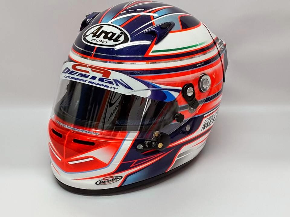 Racing Helmets Garage Arai CK6 C.Meloni 2014 by CF Design