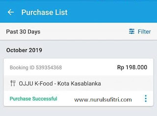 cara menikmati masakan korea di ojju k food restaurant mall kota kasablanka pakai voucher discount traveloka xperience nurul sufitri blogger travel lifestyle review culinary