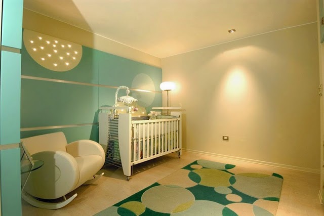 Habitaciones de bebé color turquesa - Ideas para decorar dormitorios