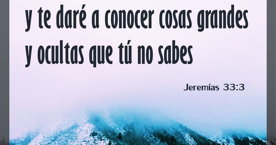 Versículo del Día Jeremías 333 Clama a mí y te responderé