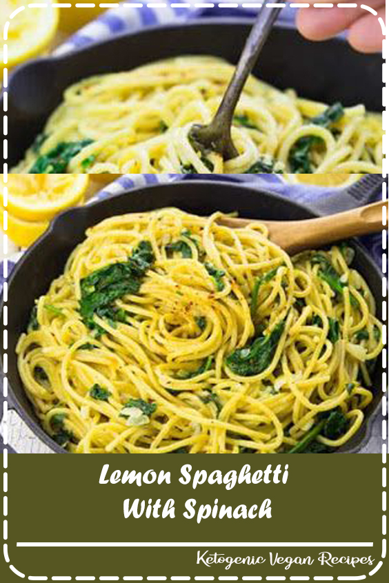 Lemon Spaghetti With Spinach My Favorite Recipe