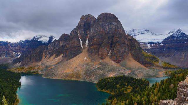 Mountains, lake, forest, landscape wallpaper Mountains, lake, forest, landscape wallpaper