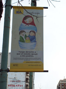 banner en la vía pública- derechos del niño
