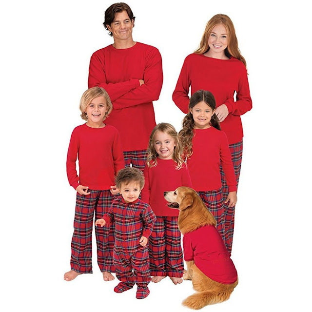 Christmas Plaid Family Pajamas