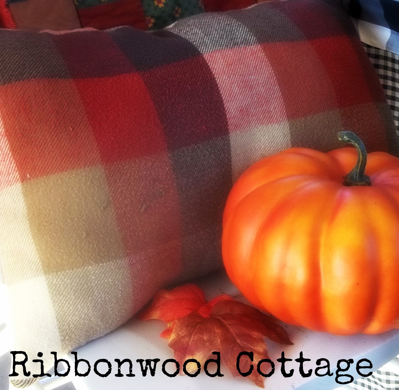 Ribbonwood Cottage Flannel shirt to DIY Flannel Pillows