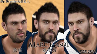 NBA2K12 Marc Gasol Cyber face Patch