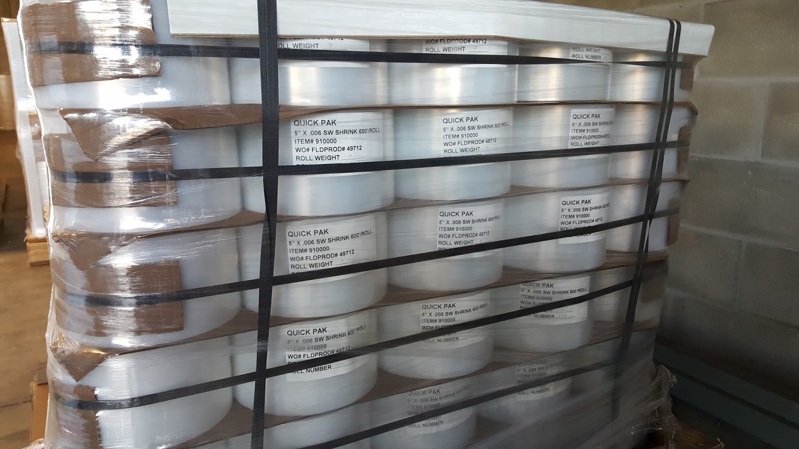 Custom Shrink Bundling Films any size you like.