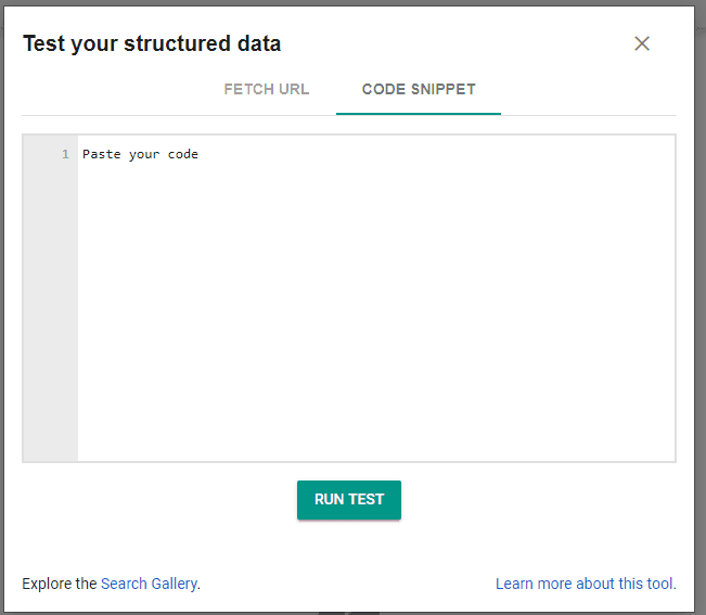 Validating Structured Data Using Code Snippet