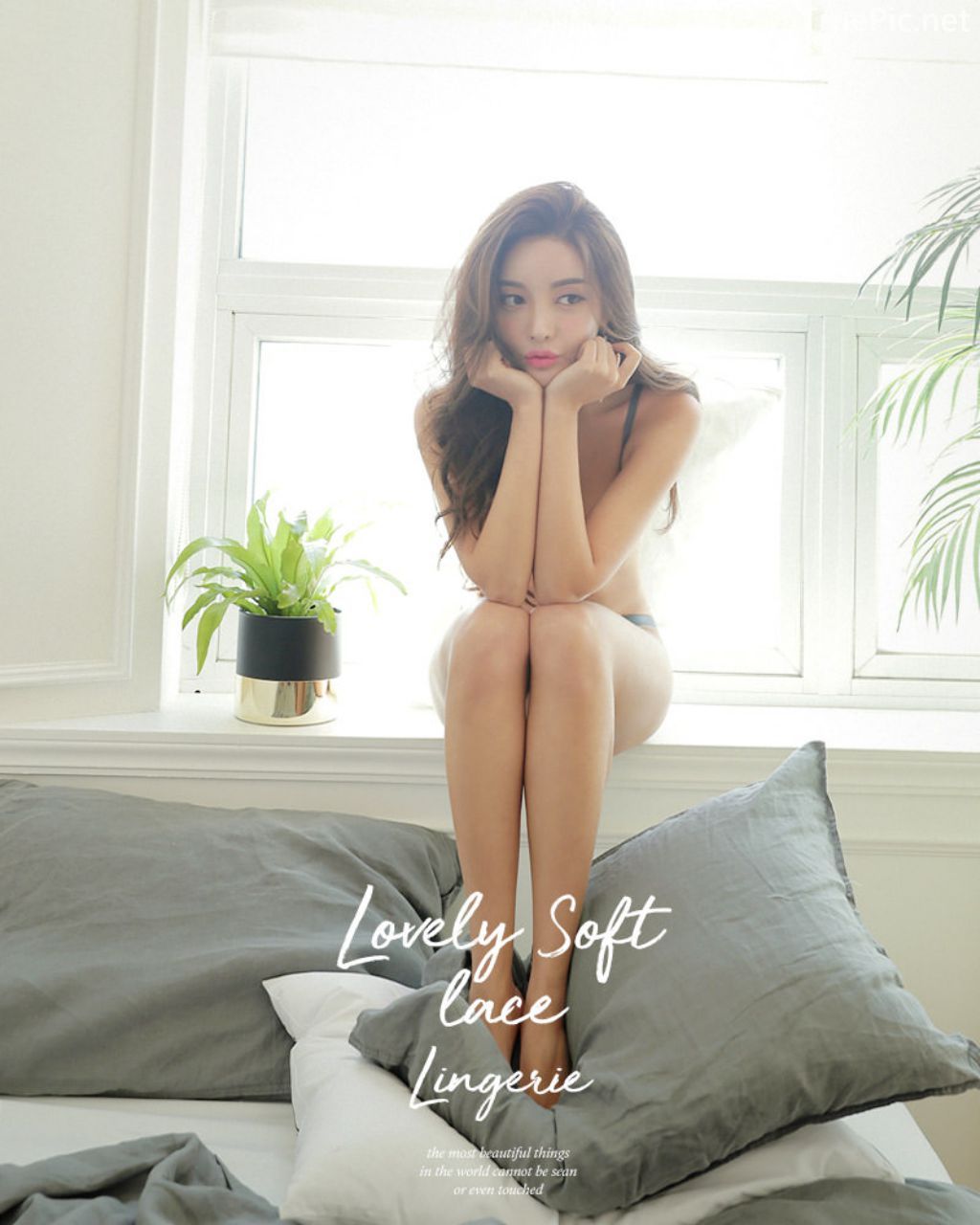 Korean Fashion Model - Jin Hee - Lovely Soft Lace Lingerie - TruePic.net - Picture 40