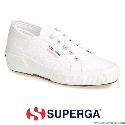 Kate Middleton wore Superga Linea Wedge Sneaker
