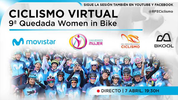 Women in Bike rueda de forma virtual en la París-Roubaix