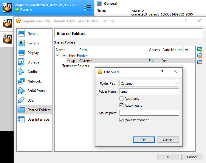 virtualbox change shared folder permissions virtualbox change shared folder permissions