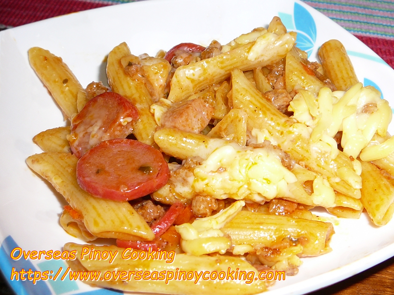 Pinoy Baked Penne Pasta