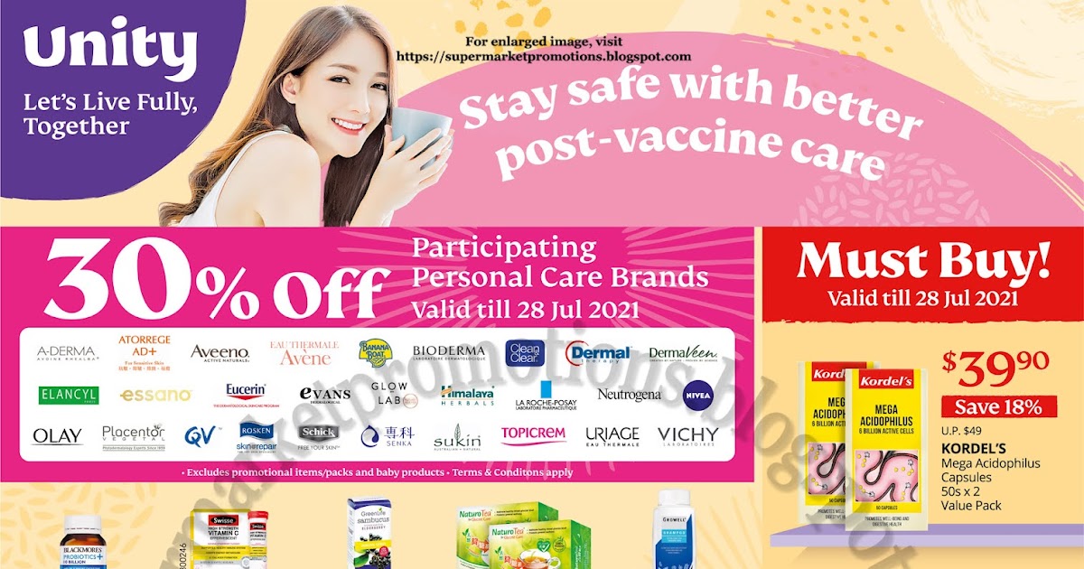 Unity Promotion 22 July 2021 Supermarket Promotions