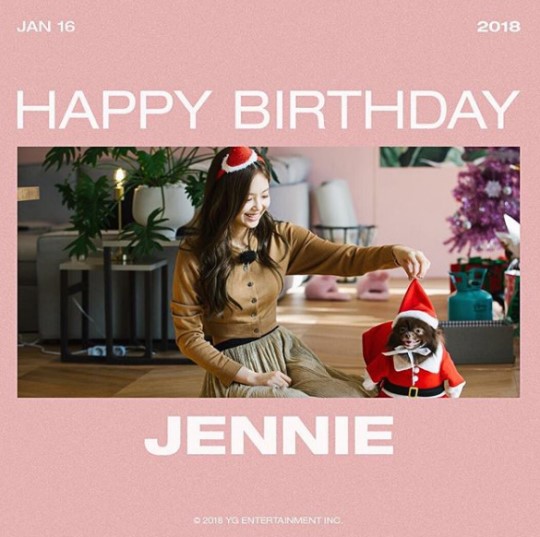 YG'S BIRTHDAY POSTER FOR JENNIE BlackPinkbuzz
