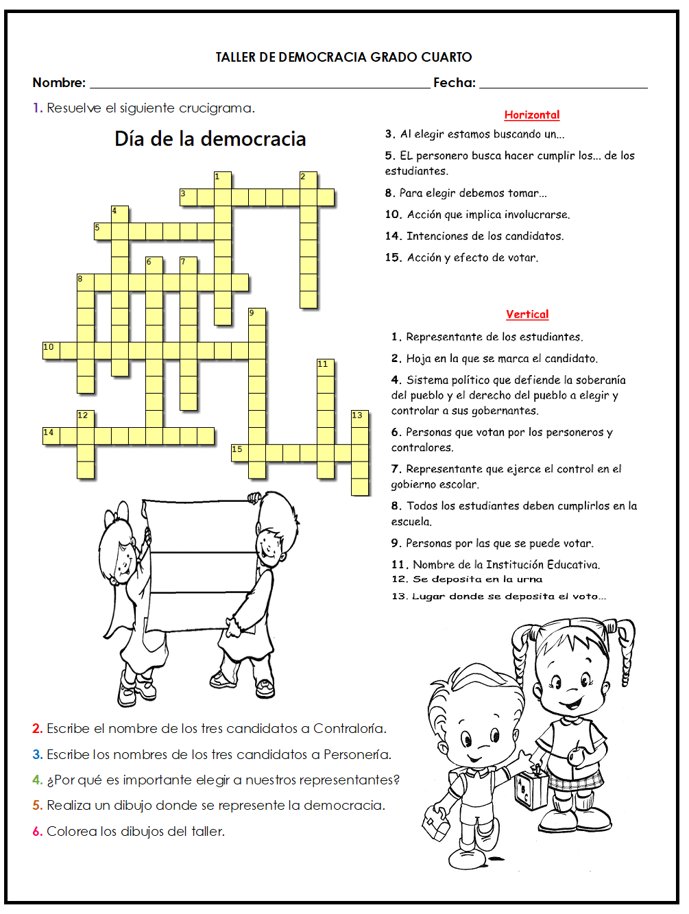 Fichas de Primaria Ficha de la