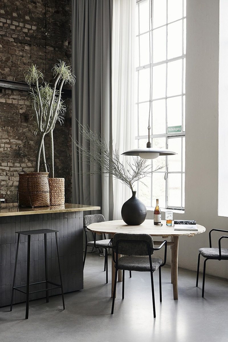 Loft stile industriale arredamento di stile nordico-scandinavo