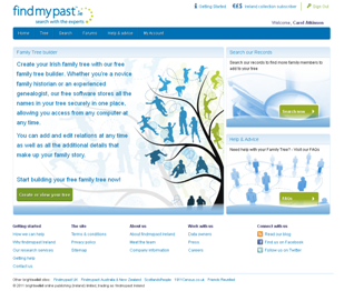 irishgenealogynews find my past ie adds a family tree builder tree builder online