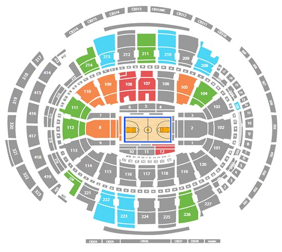 Knicks Seating Chart With Seat Numbers