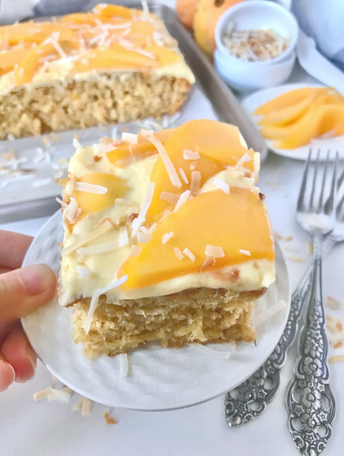 Mango & Coconut Cake