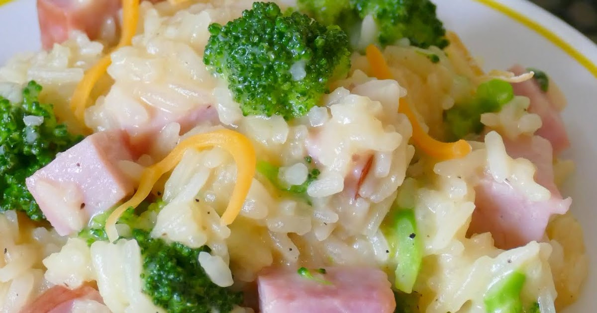 Cheesy Ham and Broccoli Rice Skillet Recipe