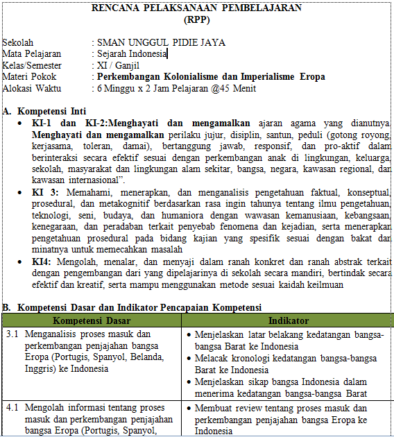 download rpp sejarah indonesia kurikulum 2013 download rpp sejarah indonesia kurikulum 2013