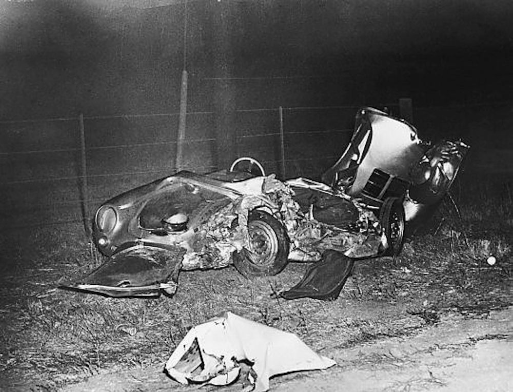 Haunting Photographs From James Dean's Fatal Car Wreck in 1955