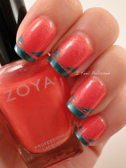 Funky French Tipped Nails