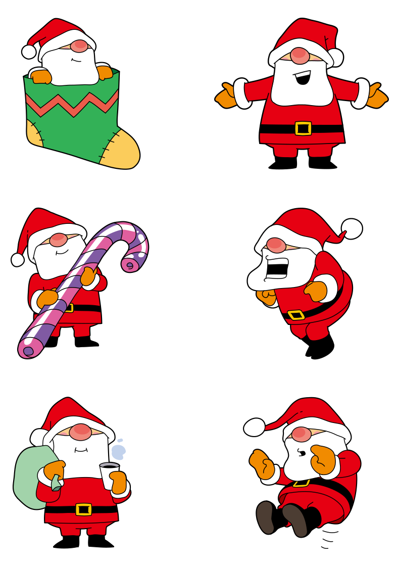 LINEスタンプ クリスマス qbnoco キュビノコ