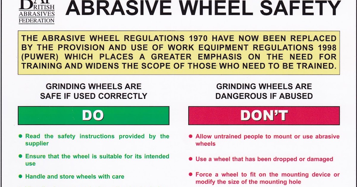 Hindustan Abrasives Grinding Wheels Safety Precautions