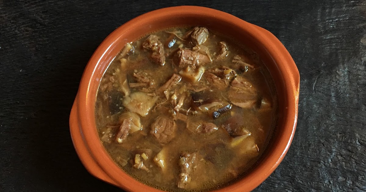 Inglourious Bananas Ginger Beef Stew with Shiitake Mushrooms