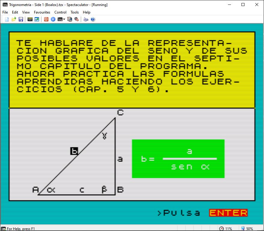 FP 1/ FP2 Rama METAL 04. El Seno de un ángulo Como hallar los lados