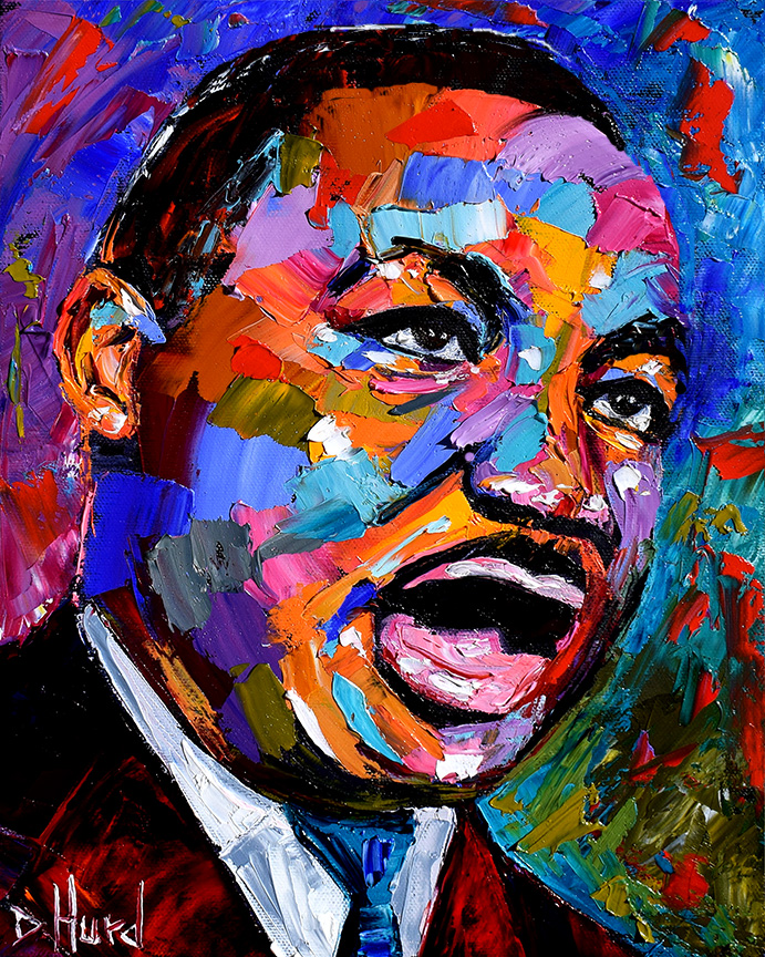 martin luther king jr abstract art